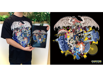 CAPCOM STORE ANNEX記念Tシャツ　マリンピア神戸限定オマケ付き CAPCOM STORE ANNEX」グランドオープン記念！ 神戸店だけで購入